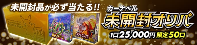 カーナベル未開封オリパ