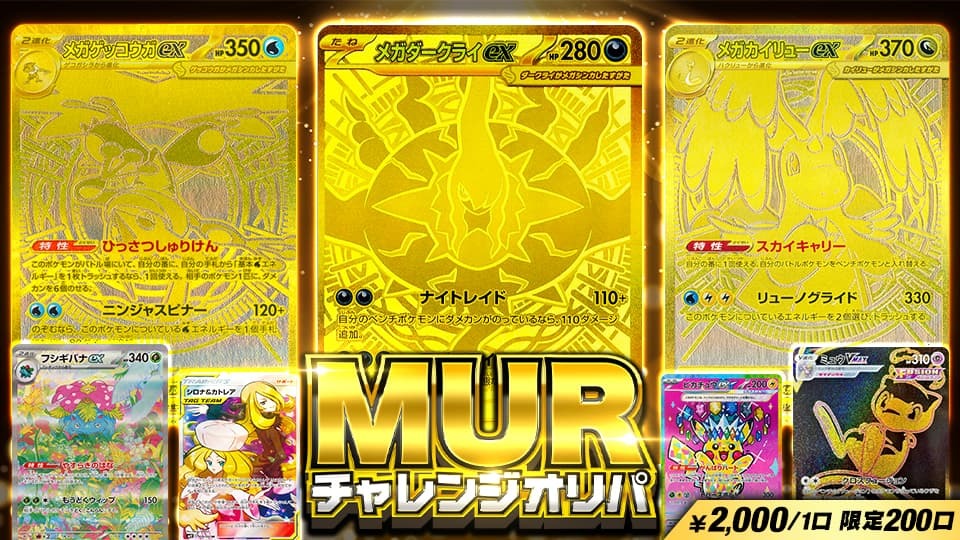 MURチャレンジオリパ 2,000円/1口 限定200口
